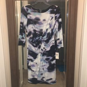 Muse tie dyed knot dress